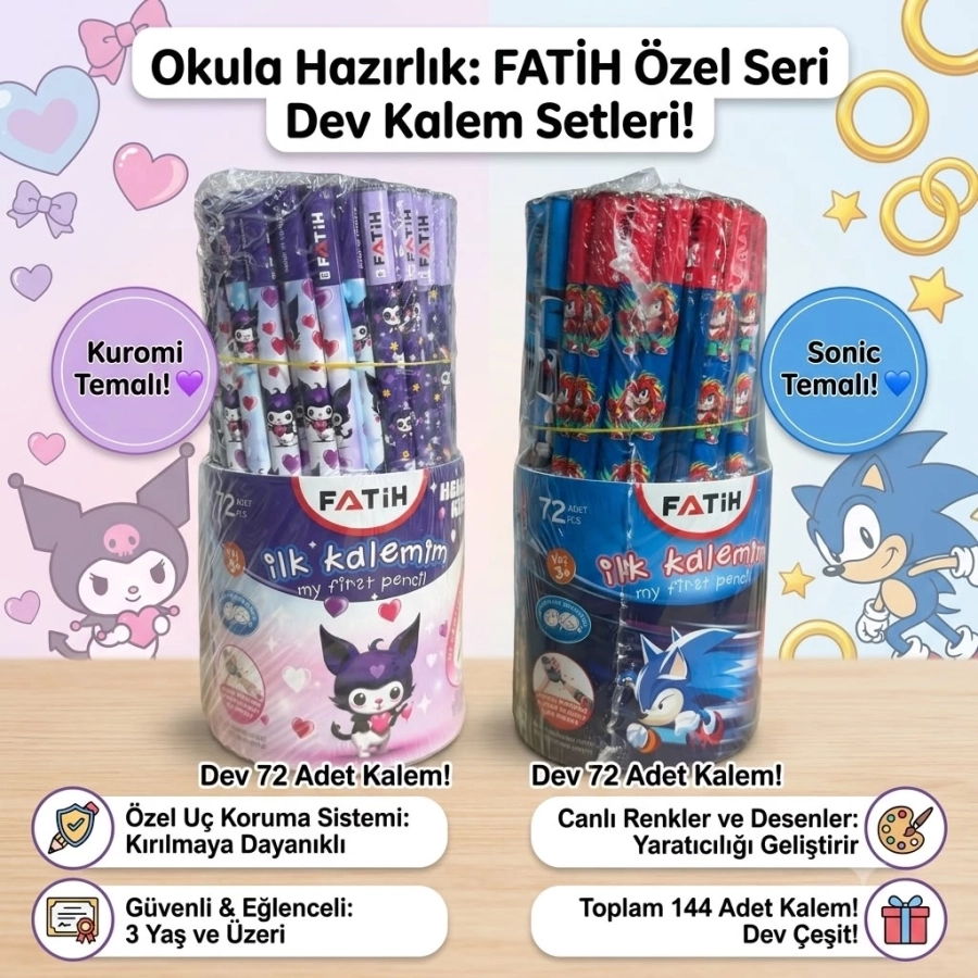 FATİH KARAKTERLİ İLK KALEMİM 72 Lİ