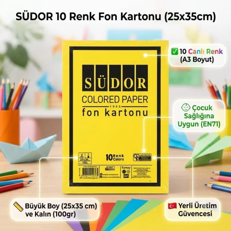 SÜDOR FON KARTONU 24*334 10LU 100 G