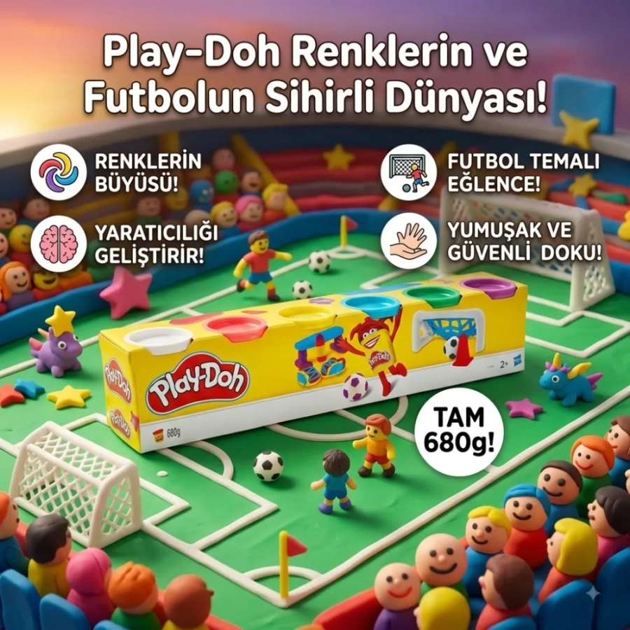 PLAY-DOH 6 LI OYUN HAMURU