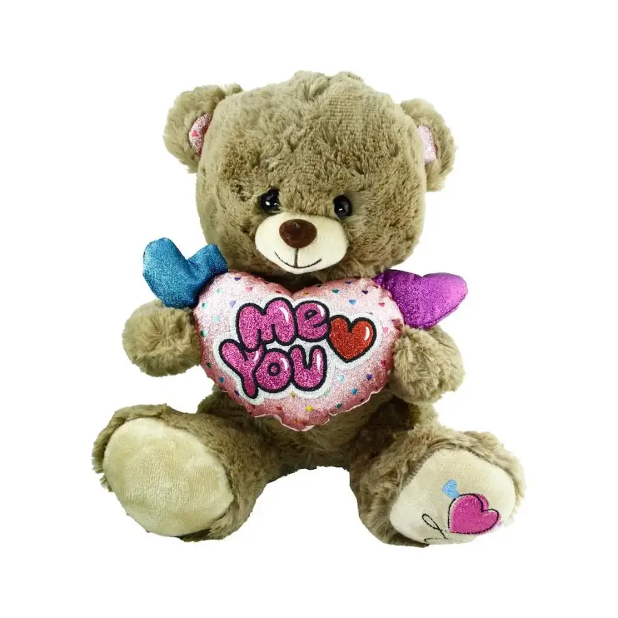 PELUŞ 30 CM KALPLİ AYI