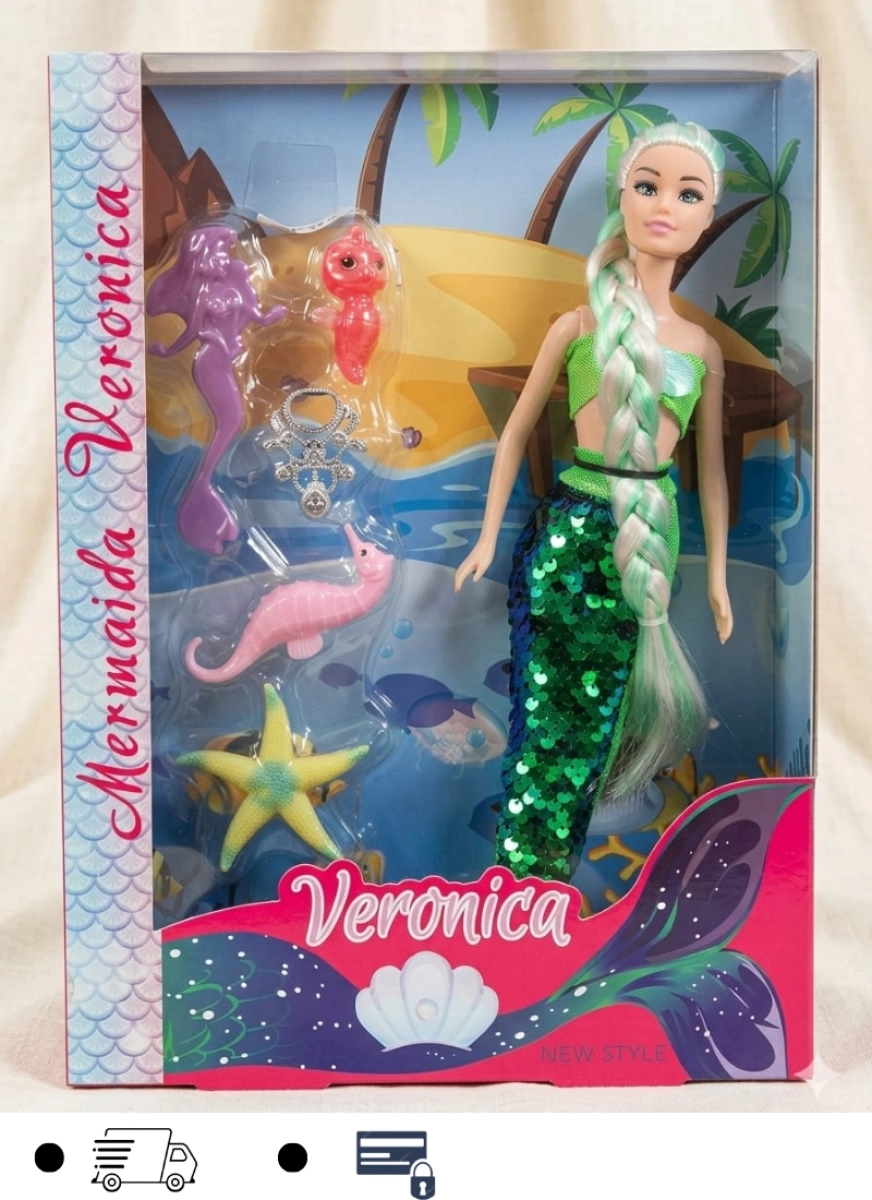 DENİZ KIZI AKSESUARLI BEBEK