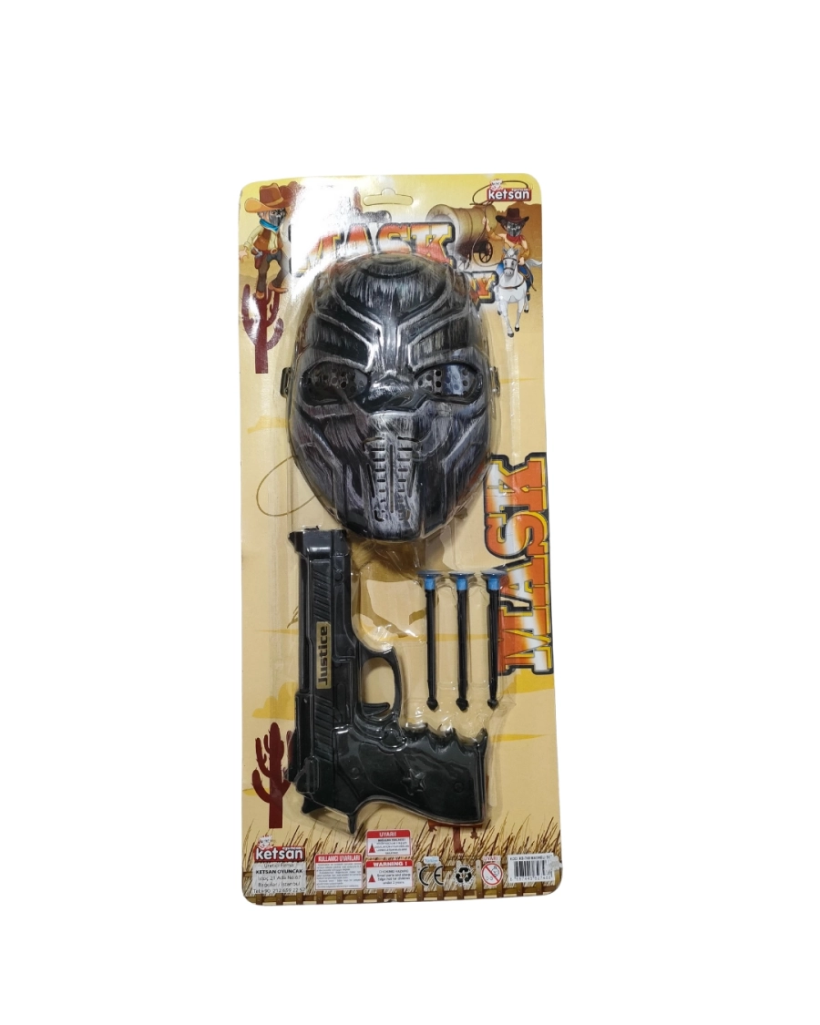 MASKELİ TABANCA SET