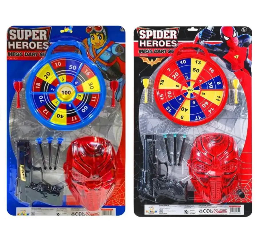 KARTELA SİLAHLI DART SETİ