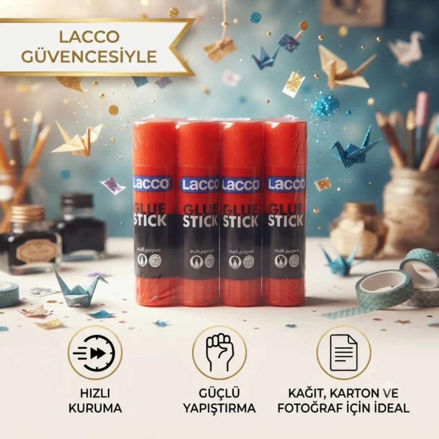 LACCO GLUE STICK 21 GR YAPIŞTIRICI