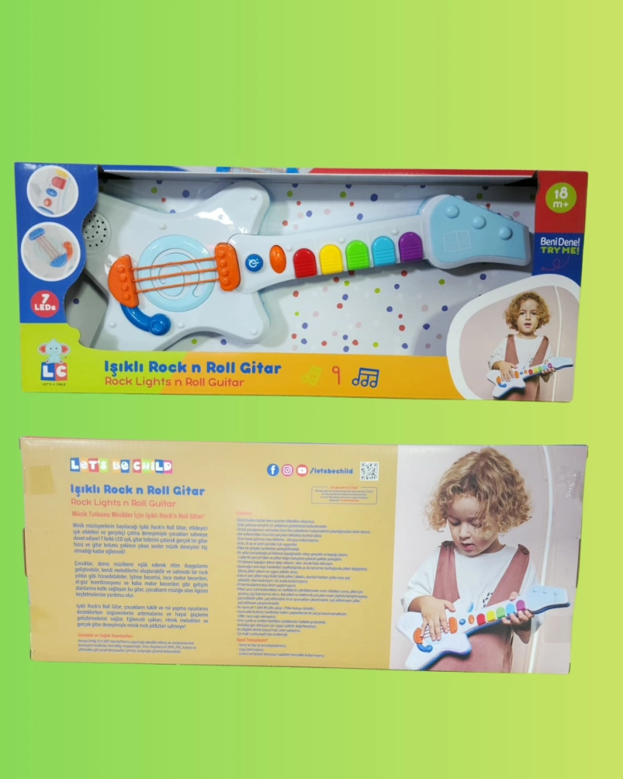 LC IŞIKLI ROC N ROLL GİTAR