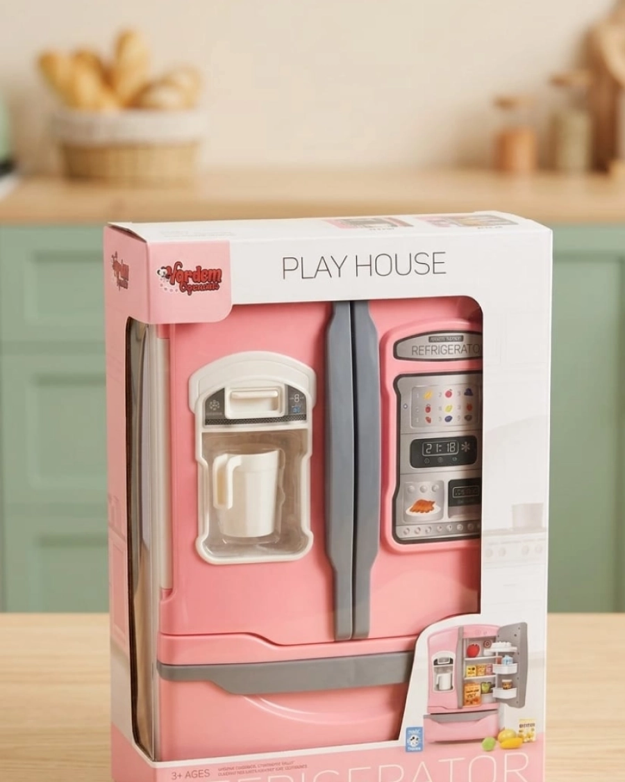 IŞIKLI MÜZİKLİ ÇİFT KAPI BUZDOLABI