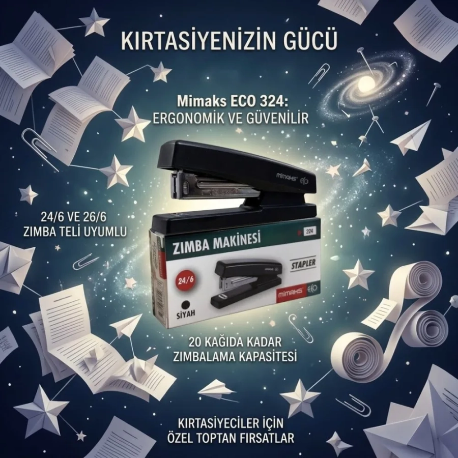 ZIMBA MAKİNASI 24/6 SİYAH