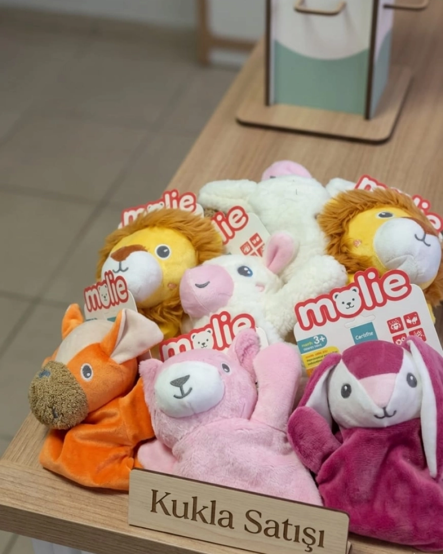 PELUŞ HAYVAN BÜYÜK EL KUKLASI