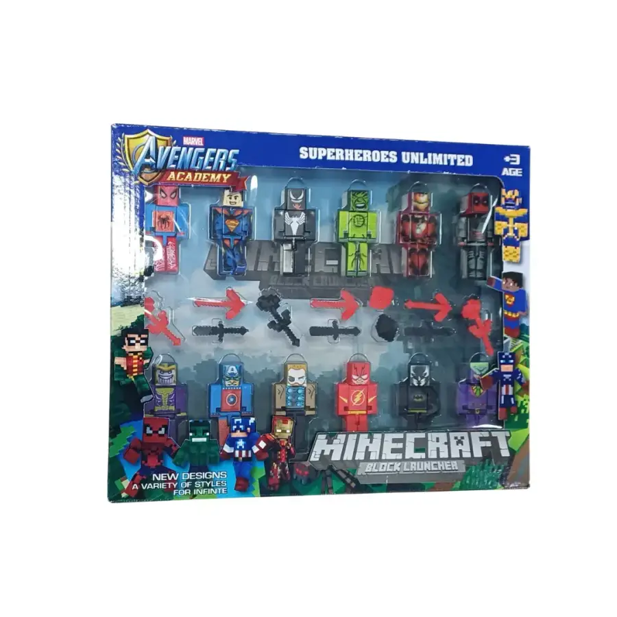 12Lİ MINECRAFT KARAKTER KUTULU