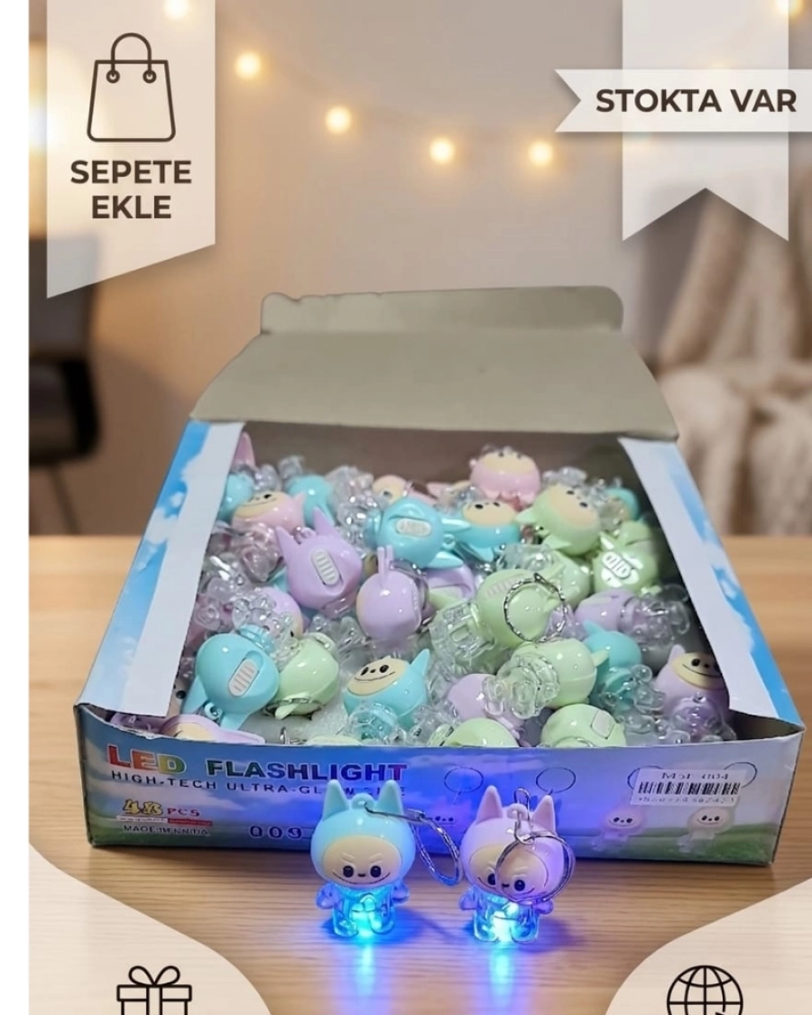 48 Lİ LABUBU IŞIKLI ANAHTARLIK