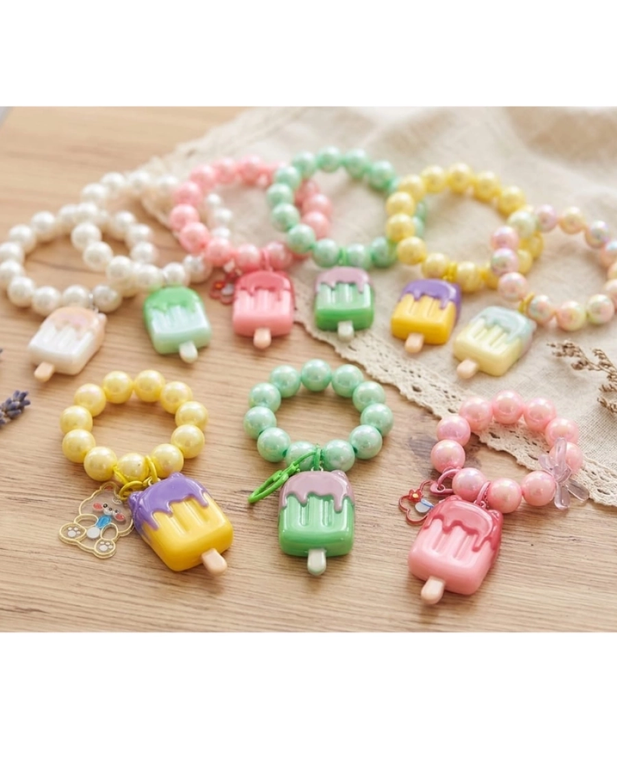 İNCİLİ DONDURMALI ANAHTARLIK