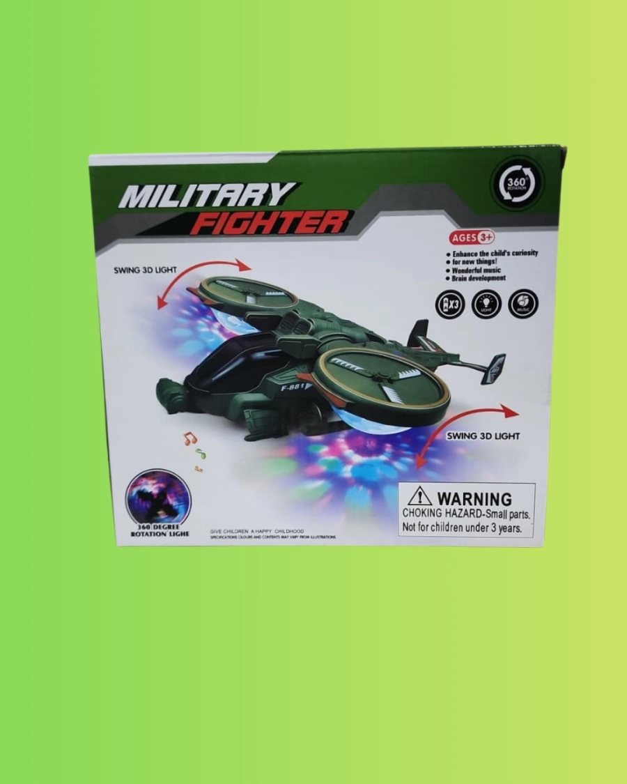 ASKERİ HELİKOPTER 3D DÖNEN