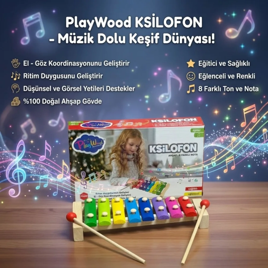 AHŞAP 8 NOTA KSİLOFON