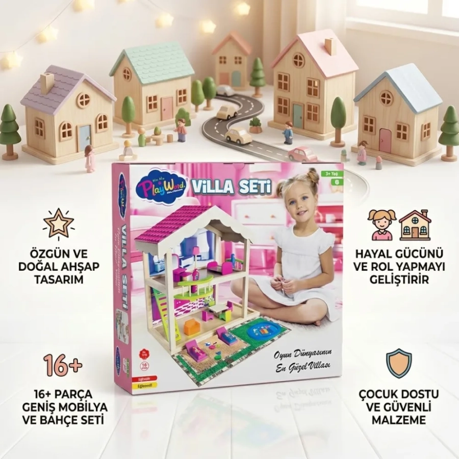 KUTUDA AHŞAP VİLLA SETİ