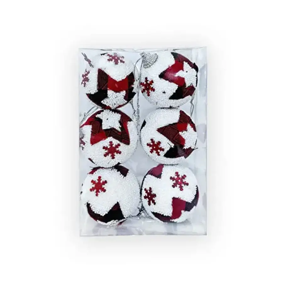 5 CM 6LI YILDIZ KARLI TOP