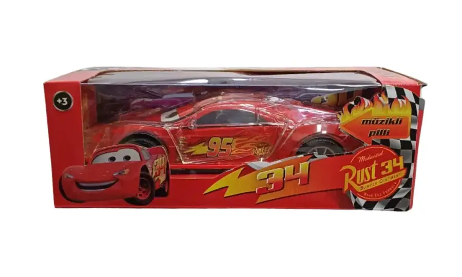 IŞIKLI MÜZİKLİ KIRMIZI ARABA