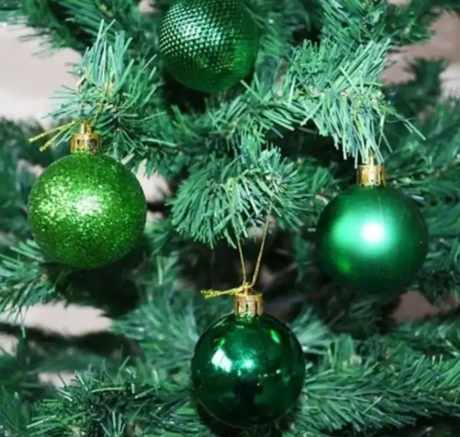 YILBAŞI MIX 24LÜ 5 CM YEŞİL TOP