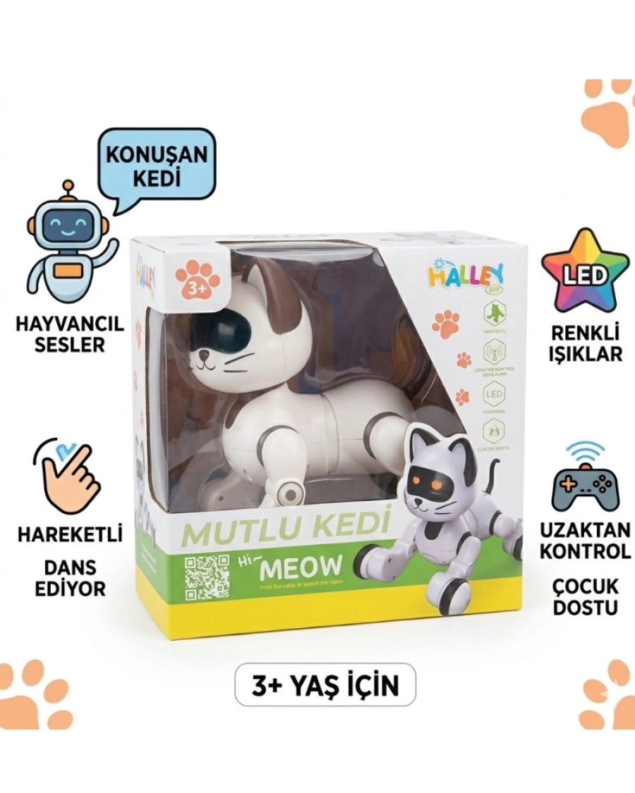 ROBOT KUMAND.MUTLU KEDİ HALLEY