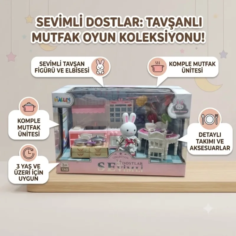 SEVİMLİ DOSTLAR LAVABOLU MUTFAK