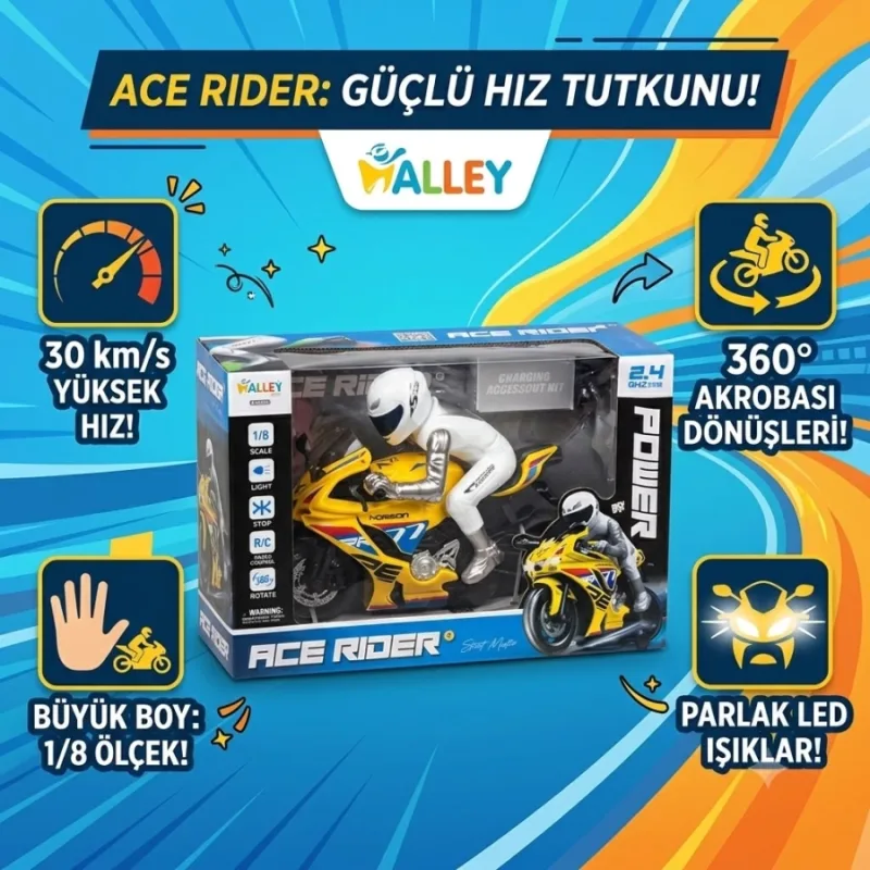 U-K ACE RIDER YARIŞ MOTORU HALLEY