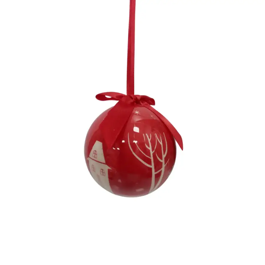 NOEL DESENLİ 8 CM TOP