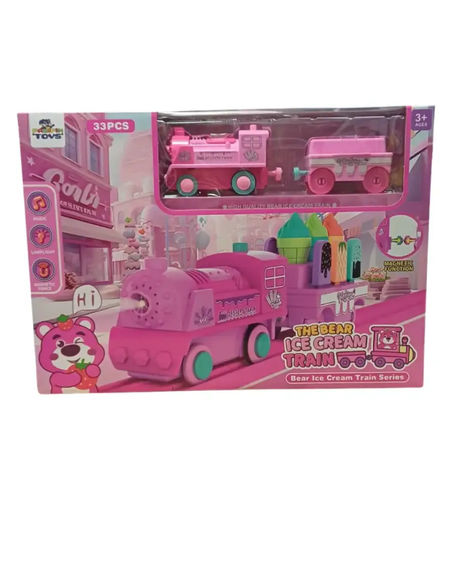32 PARÇA PEMBE TREN