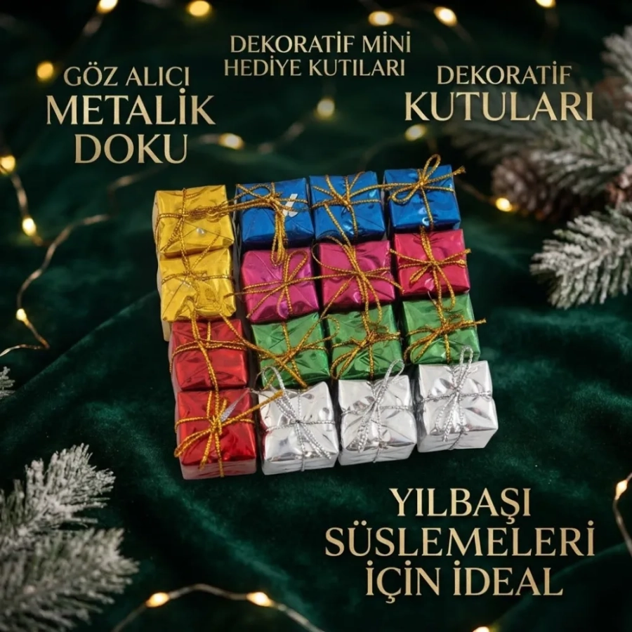 AĞAÇ SÜSÜ HEDİYE PAKETİ 12Lİ