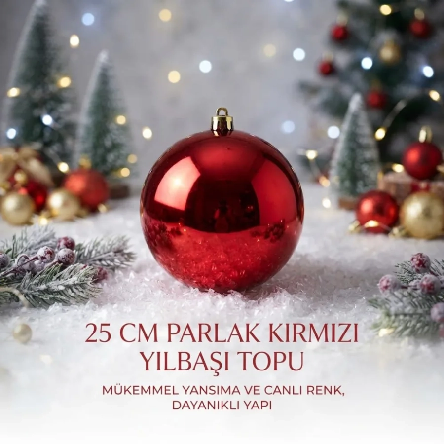 TOP CİCİ 25 CM KIRMIZI
