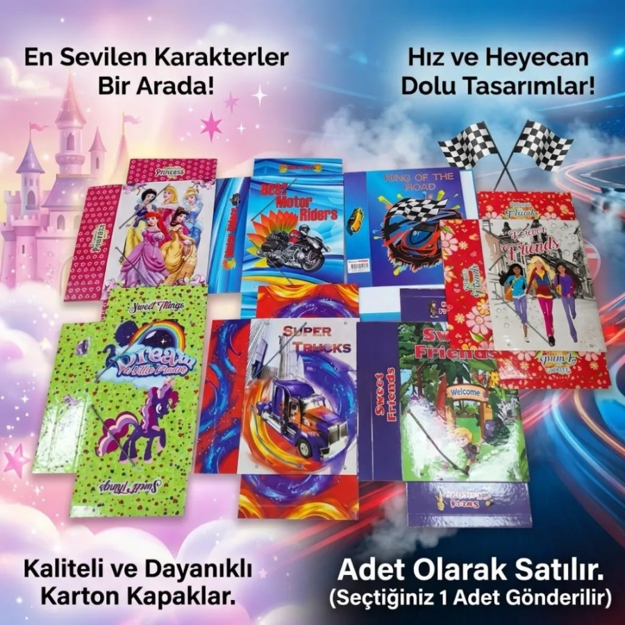 LASTİKLİ KUTU KLASÖR DOLİNA