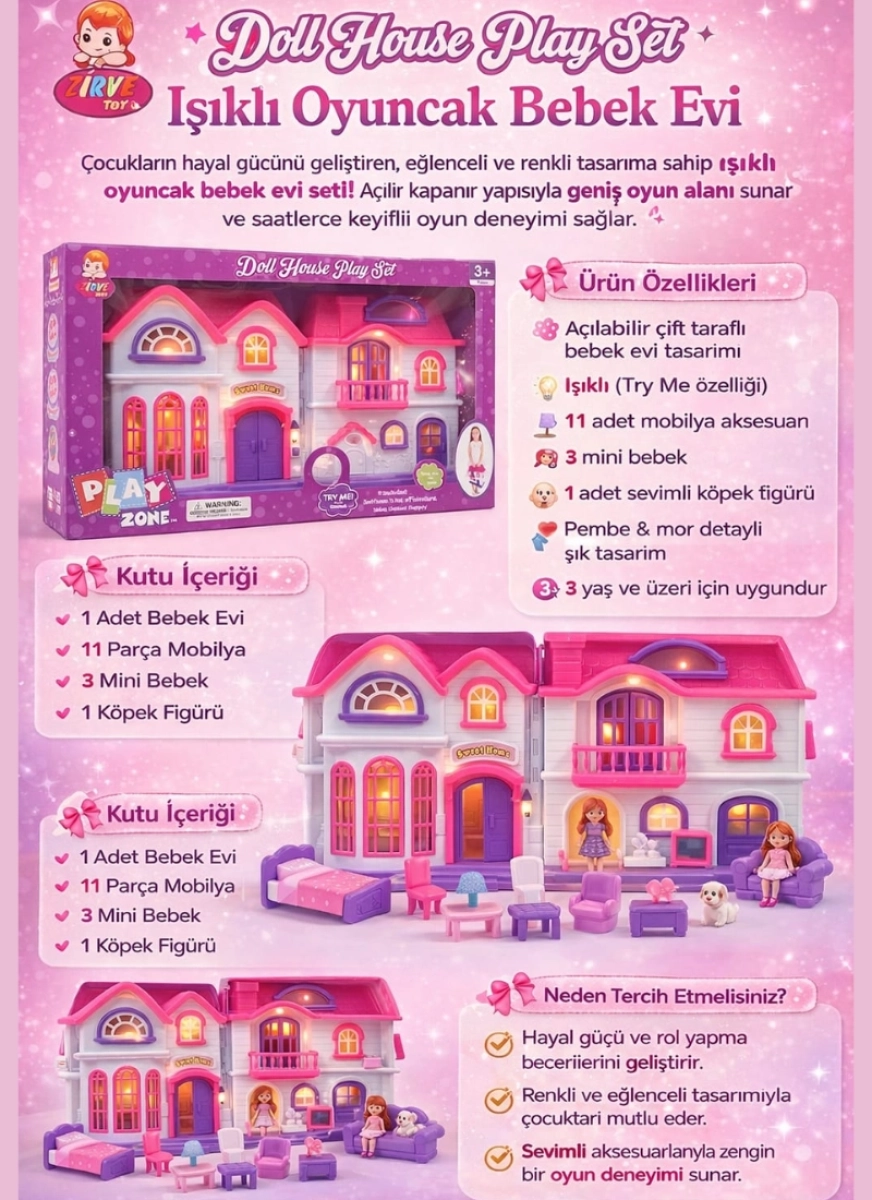 EV ZİL SESLİ IŞIKLI