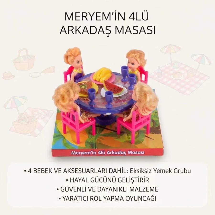 MERYEM'İN 4LÜ ARKADAŞ MASASI
